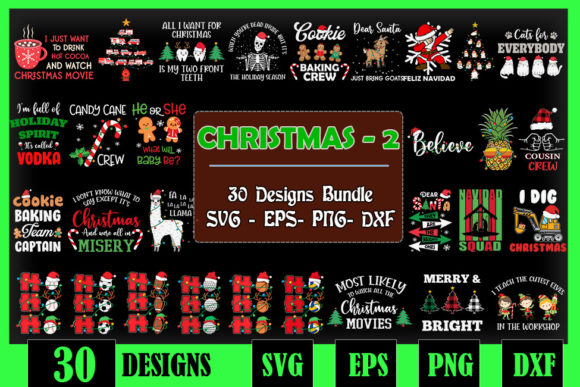 Christmas 2 Bundle SVG 30 Designs Part 2: A Comprehensive Overview
