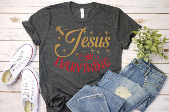 Christmas S Vg Design, Jesus Everything Font