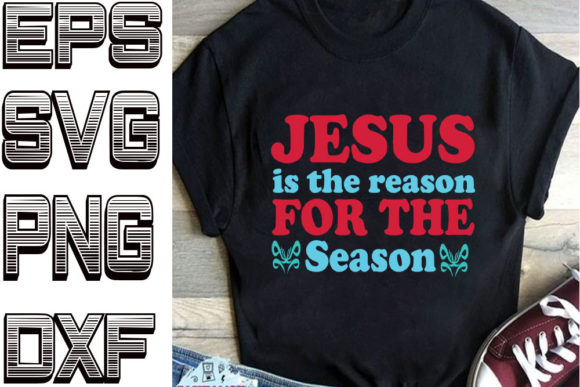 Christmas Svg Design, Jesus is the Re