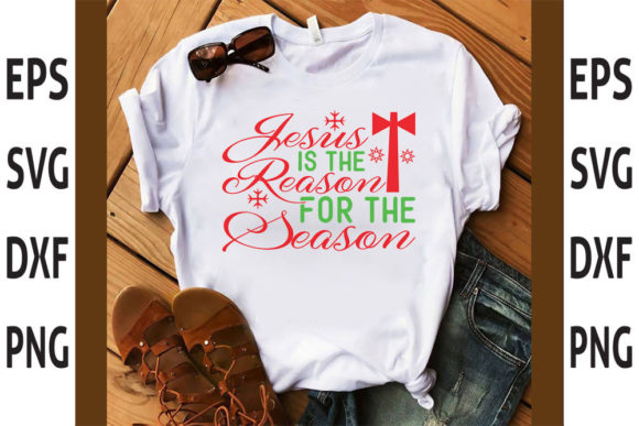 Christmas Svg Design, Jesus is the Reason