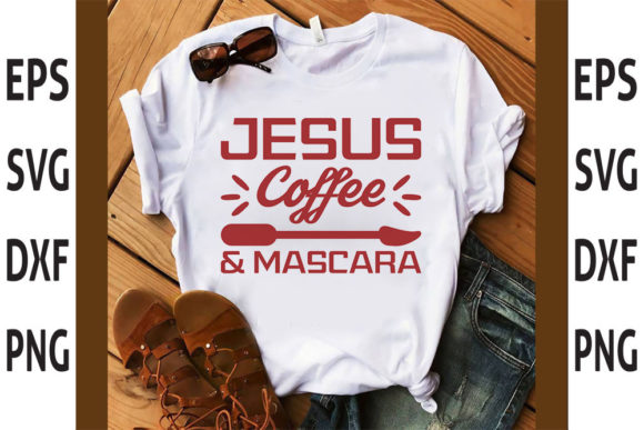 Makeup Svg Design, Jesus Coffee Mascar