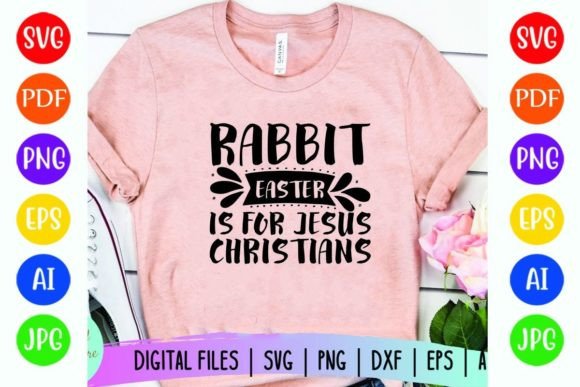 Rabbit Easter Font for Jesus Christians