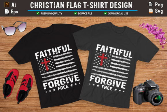 Understanding the Faithful Forgive and Faithful Forgive Free USA Grunge Flag Christian T-Shirt Design